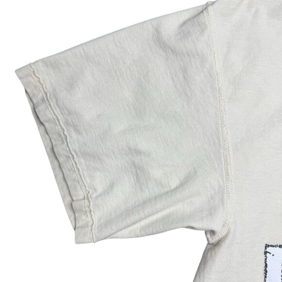 Diet Starts Monday Mens Large Graphic Print T Shirt Cream Streetwear - Picture 6 of 9